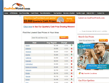 Tablet Screenshot of gaspricewatch.com